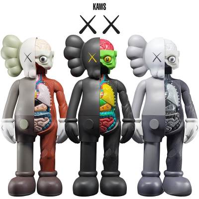 现代KAWS公仔饰品摆件